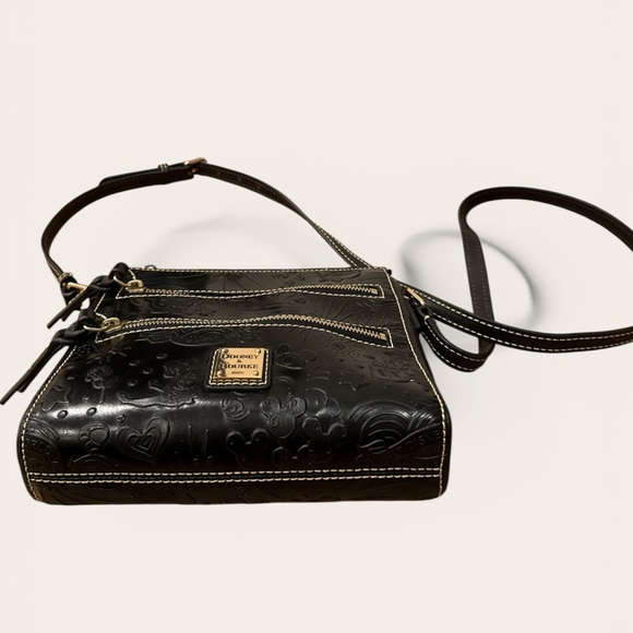 Dooney & Bourke Embossed Black Crossbody Bag - Picture 4 of 11